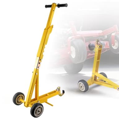 Lawn Mower Jack 800LBS Capacity, Zero Turn Mower Jack Lift Foldable Heavy-Duty for Commercial or Push Mowers, ZTR