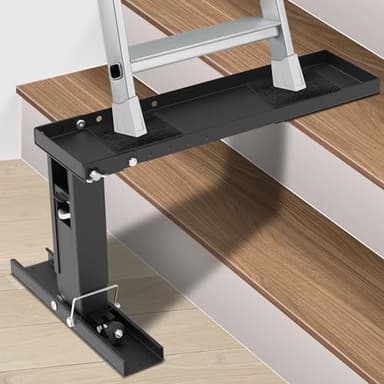 Ladder Extender Pro,Ladder Stabilizer,Ladder Leveler,Adjustable Height Range for Single and Extension Ladder for Stairs 9.25”-15.5”
