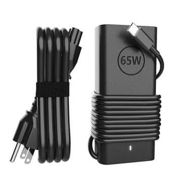 65W 45 Watt USB Type C Laptop Charger Compatible with Dell XPS 13, Latitude 5440 5540 5450 5420 7420 5520 E5440 E5430 5320 7440 5430 5530 7430 7450 Power Cord, Chromebook 3100 2in1 Computer AC Adapter