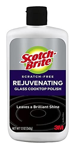 Scotch-Brite Scratch-Free Rejuvenating Glass Cooktop Polish, Leaves a Brilliant Shine, 12 Ounces