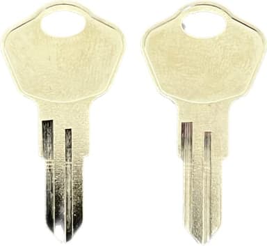 Pair of working Sentry Safe keys cut to your selected code for many lock box models including 1100 1200 (3C2)