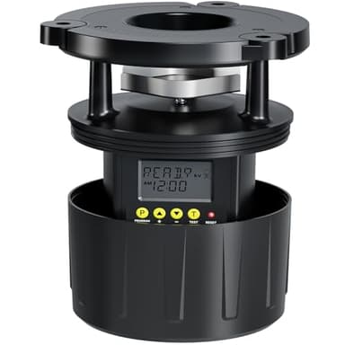 Deer Feeder Kit, 6V Feeder Kit, Feeder Motor & Timer Kit, Small-Size Game Feeder/Chicken Feeder, Sturdy Hunting Feeder Kit with Spinner/Digital Timer/Adjustable Arms/Batteries Slot/Solar Panel Port