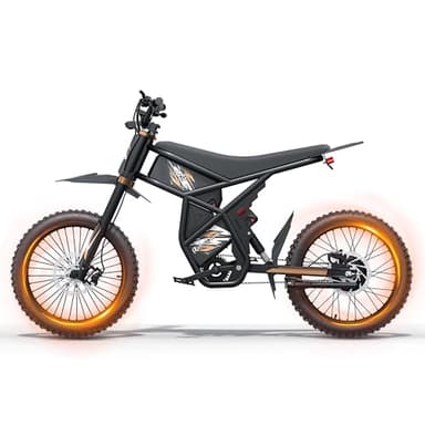 Bootime GT73/ GT54 Electric Dirt Bike for Adults Teens - 3000W/ 2500W Motor 50/37 MPH High-Speed, 25"/14" Fat Tires & Dual Removable Battery(60V/48V) | All-Terrain Off-Road eBike for Snow, Sand
