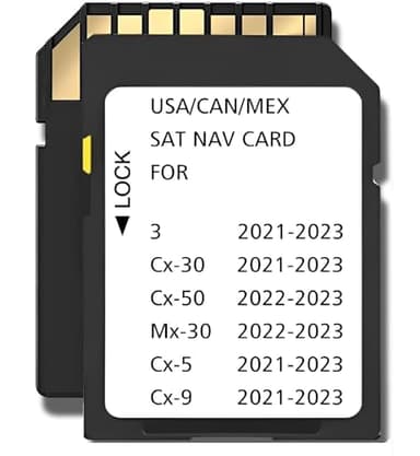 Latest Navigation Memory SD Card Compatible with MZD 3(2021-2023), Cx30(2021-2023), Cx50(2022-2023),Mx30(2022-2023),Cx5(2021-2023), Cx9(2021-2023),(NAVISD2123)