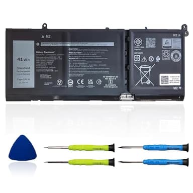 OUWEE 41Wh G91J0 Battery Replacement for Dell Latitude 3320 3330 3420 3520 Inspiron 3510 3511 3515 3525 3530 5310 5410 5418 5510 5515 5518 14 Plus 7420 7415 2-in-1 Vostro 5620 5625 V6W33 TN70C 11.25V