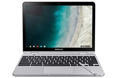 Samsung Chromebook Plus V2, 2-in-1, 4GB RAM, 64GB eMMC, 13MP Camera, Chrome OS, 12.2", 16:10 Aspect Ratio, Light Titan (XE520QAB-K03US) (Renewed)