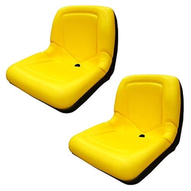 TRAC SEATS (2 Seats) Yellow Seat for John Deere Gator CS TS TX 4X2-15" Backrest - AM133476