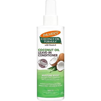 Palmer's Coconut Oil Formula Moisture Boost Leave-In Conditioner Spray, Instantly Detangle, Hydrate and Strengthen Textured and Curly Hair, 8.5 Ounce