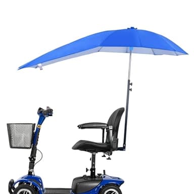 CC LOT Sun Shade Canopy for Mobility Scooters， Rain Convertible Top Accessory Sunshade Umbrella