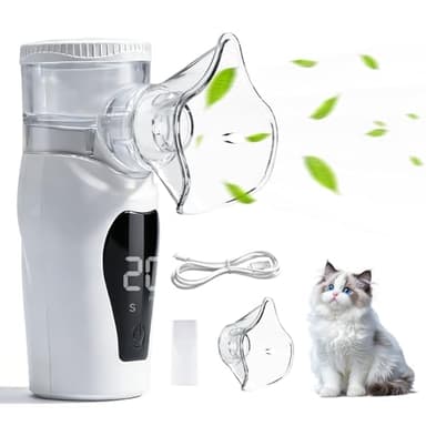 REDDOUDOU Portable Pet Humidifier Mask for Cat, Low Noise, USB Operated for Home & Office Use