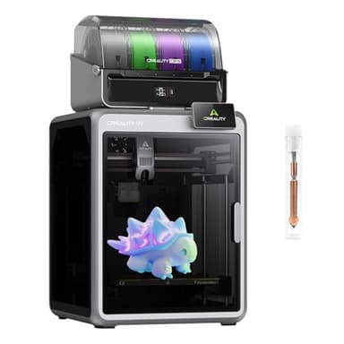 Creality Official K2 Combo(A) 3D Printer, Multi-Color Printing with CFS, 600mm/s High-Speed, AI Cameras, Full Auto-Leveling, Dual Z-Axis, 260x260x260mm Build Volume