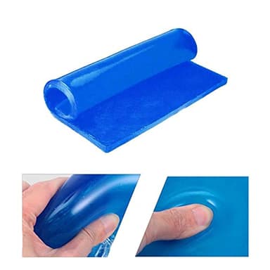LisylineAuto Motorcycle Seat Gel Pad Driver/Passenger Car Seat Cushion Shock Absorption Mat Reduce Fatigue Comfortable Soft Pad DIY Seat Pad Cooling Cushion Motorcycle Seat Foam (25 x 25 x 1cm)