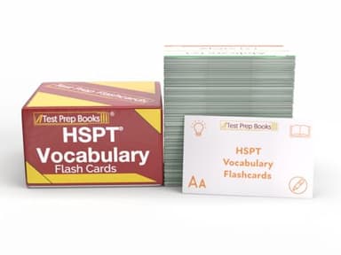 HSPT Vocabulary Study Cards 2026-2027: Test Prep and Practice for the Catholic High School Placement Test [Full Color Cards]