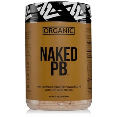 Organic Powdered Peanut Butter from US Farms – Bulk, Only 1 Ingredient - Roasted Peanuts, Vegan, No Additives, Preservative Free, No Salt, No Sugar - 45 Servings