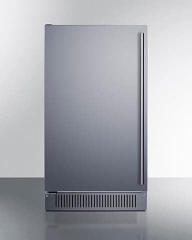 Summit 18" Clear Ice Maker, 60 lb. Production Capacity, ADA Compliant, Stainless Steel- BIM182ADALHD (Left Handed Door Swing)