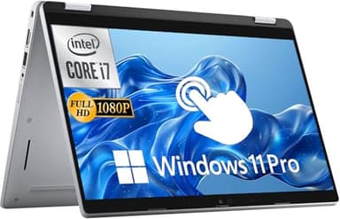 Dell Latitude 5320 2-in-1 Laptop, 13.3" FHD (1920 x 1080) Touchscreen Laptop, Quad Core i7-1185G7 3.0GHz, 32GB DDR4 RAM, 512GB SSD, Backlit Keyboard, Windows 11 Pro (Renewed)