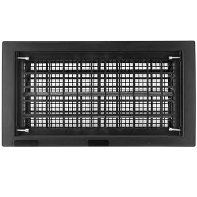 8" x 16" Automatic Foundation Vent for Ventilating Crawl Space Replacement Auto Air Vent, Black, 1 Pack