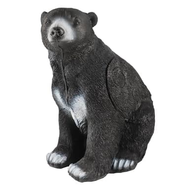 Archery Targets 3D Shooter Black Bear with Replaceable Core Insert and Ground Stakes for Targeting Practice