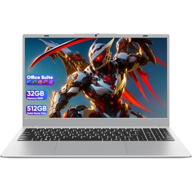 ZENAERO 15.6" Laptop Computer - 32GB RAM 512GB SSD, Pentium Gold 6500Y, Win11 Pro Notebook PC with FHD IPS Display丨HD Port丨Type-C PD Charging (Space Gray)