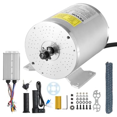 VEVOR 3000W Electric Brushless DC Motor Kit - 72V 4900rpm Motor with Upgraded Speed Controller and Throttle Grip Kit for Go Karts E-Bike Motorcycle Scooter DIY
