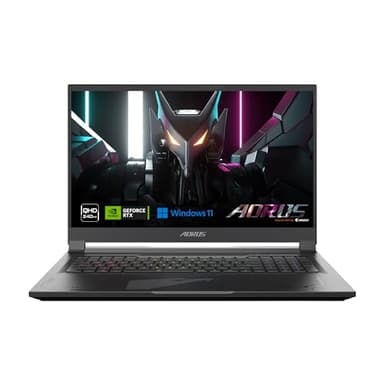 GIGABYTE AORUS 17X: 17.3" 16:9 Thin Bezel QHD 2560x1440 240Hz, NVIDIA GeForce RTX 4080 Laptop GPU 12GB GDDR6, Intel Core i9-13980HX, 16GB DDR5 RAM, 1TB SSD, Windows 11 Pro (AORUS 17X AXF-D4US694SH)