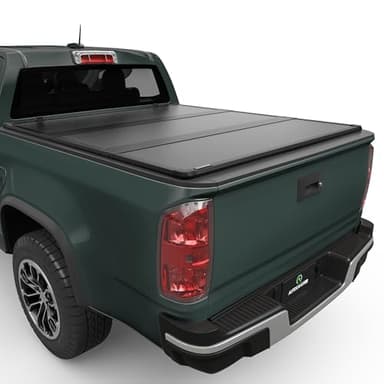 AUTOSAVER88 FRP Hard Tri-fold Truck Bed Tonneau Cover Compatible with Chevy Colorado/GMC Canyon 2015-2026 5.2 ft Bed