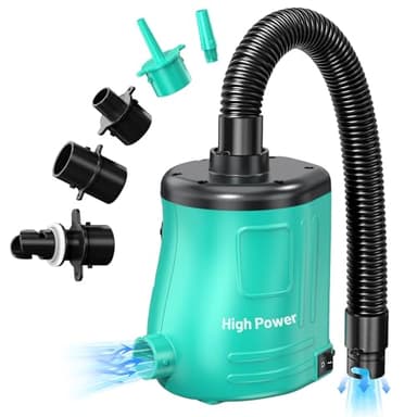 MAACOULD Electric Air Pump for Inflatables: Air Mattress Pump for Balloons Pool Floats Boat for Quick-Fill Inflator/Deflator - 400W 110V AC Inflatable for Gender Reveal Celebration Party Outdoor Home