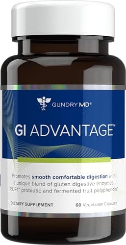 Gundry MD GI Advantage Gut Supplement with Probiotics, Digestive Enzymes, and Superfruit Extracts for Strong Metabolism, Energy, Digestion, and Muscle Support - (30 Servings)