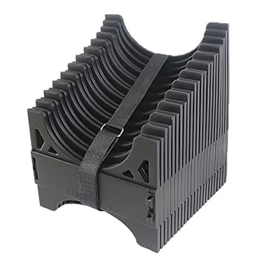 Beech Lane 20 Foot RV Sewer Hose Support with Clip On Accessory Feet for Extra Stability, Patented Nesting Design For Small Storage, Quick Setup and Collapse, Ensures Proper Drainage