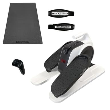 LegXercise Ellipse One + Non-Slip Mat + Foot Straps