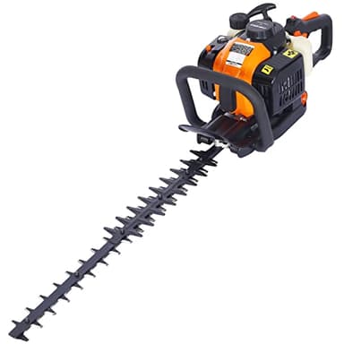 Hedge Trimmer 26CC Gas Powered Hedge Trimming Tool, Double Sided Blade 24" Saw Brush Cutter Garden Lawn Grass Tool