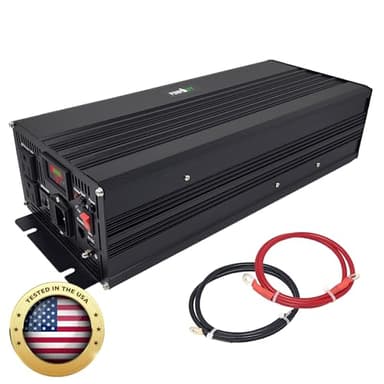 PumpSpy 2000W Sump Pump Battery Backup System, Safe Back Up System for Emergency and Power Outage, Superior Home Silent Sump Pump Backup Power Supply with Intelligent Cooling