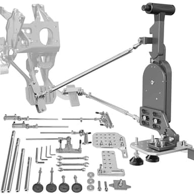 OceanicEcho Handicap Drivers Fixed Hand Controls Permanent Device, Driving Hand Controls Car Pedal Assist Controls, Push/Pull Driving aids - Hand Controls for Disabled Drivers