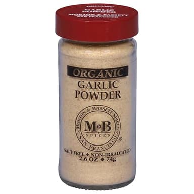 MORTON & BASSETT Organic Garlic Powder, 2.6 OZ