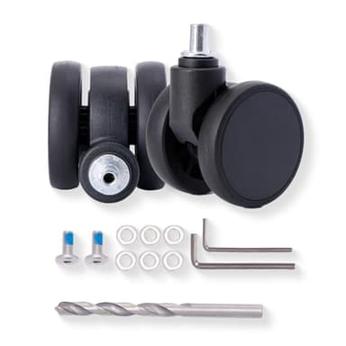 Luggage Wheels Replacement 2Pack - Durable Quiet TPU Wheels, Universal Fit for Samsonite, Ricardo & American Tourister Suitcases (2pack)