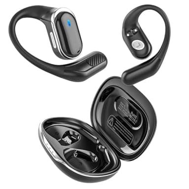 TRAUSI Open Ear Wireless Earbuds Bluetooth Headphones, 40Hrs Playtime Stereo Sound Earphones with IP7 Waterproof Ear Buds for Fitness/Travel