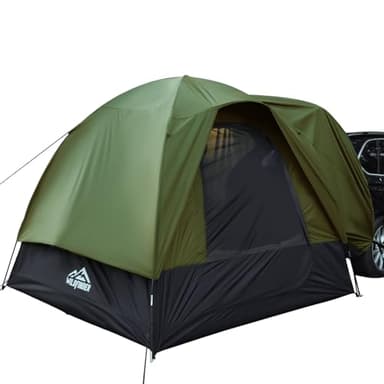 SUV Tent for Camping with Rainfly, Waterproof PU3000mm Double Layer Design, Car Tents for Camping SUV, SUV Tailgate Tent for Outdoor with Storage Bag, for SUV Van, Jeep, Pickup 8'W x 8'L x 7.2'H