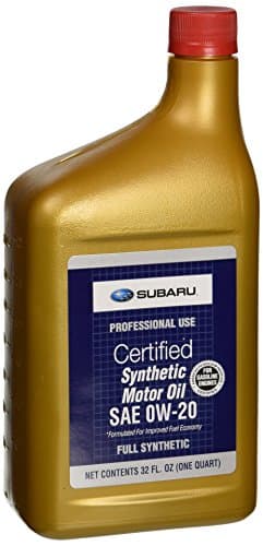 Genuine Subaru SOA427V1310 Oil - 0W20 Synthetic, 1 Quart Bottle, 1 Pack