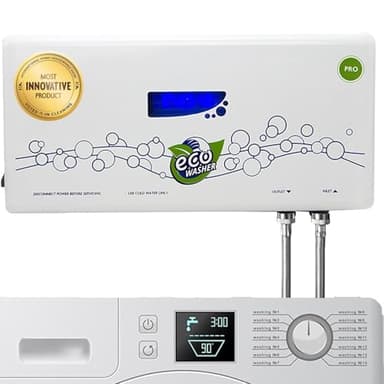 EcoWasher® Pro | Advanced Ozone Plus Ionization Laundry System | THOUSANDS SOLD |RAVING REVIEWS| Double Warranty |Hospital Grade| Awarded by Shark Tank Host | AS SEEN on Fox News | As SOLD on HSN