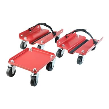 KASTFORCE Snowmobile Dolly Set Max Supporting 1500Lbs with Heavy Duty Straps Firmly Attaching on Skis KF2011