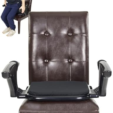 Vive Seat Lifter Chair Assist for Elderly & Adults - Patented Portable Sit to Stand Lift Device for Seniors - Stand Assist Aid & Support - Cushioned Transfer & Mobility Aid - Supports 250 pounds