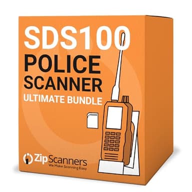 Uniden SDS100 Ultimate Bundle | Expert Programming, Antenna, Stand, Screen Protectors, & Uniden SDS100 Police Scanner | Works Right Out The Box Programmed for Your Area