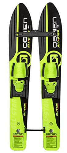 O'Brien Children All-Star Trainers Kids Combo Waterskis, Green, One Size