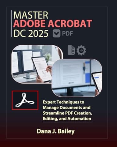 Master Adobe Acrobat Dc 2025: Expert Techniques to Manage Documents and Streamline PDF Creation, Editing, and Automation