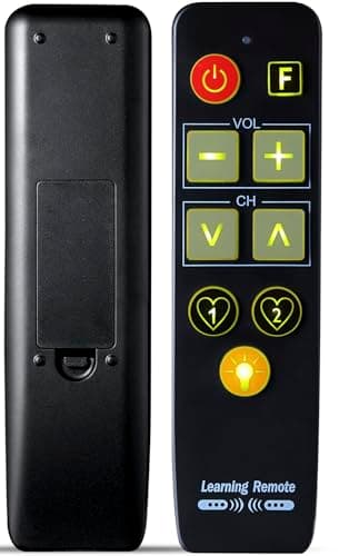 Big Button Universal TV Remote Control for Seniors Eldly Dementia - Compatible with Major TV Brands, Simple and Easy Remote Control