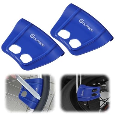 Gulfmew Rim Protectors for Tire Changing, 2 Piece Wheel Rim Guard Kit for Motorcycle, Bicycle, Scooter & E Bike, Durable Tire Lever Protection Tool, Non Slip, Reusable Maintenance Accessory
