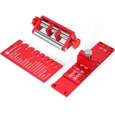 Chisel Sharpening Jig, Wood Honing Guide for Chisels and Planes Width 0.1" to 2.8" with Sharpening Angle Fixture, Angle Gauge from 10° to 45°(Excluding Sharpening Stone)