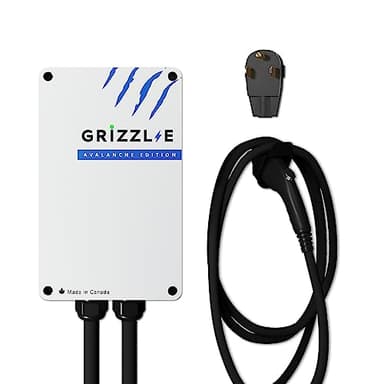 Grizzl-E Classic Level 2 Electric Vehicle (EV) Charger up to 40 Amp, UL Certified Indoor/Outdoor Electric Car Fast Wall Charging Station, NEMA 6-50 Plug, 24 feet Premium Cable, Avalanche Edition