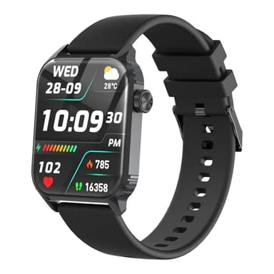 TRAUSI Smart Watches for Women Men, 1.83 inches HD Smartwatch with 90 Sports Modes, Heart Rate/Sleep Monitor, IP67 Waterproof, Bluetooth Call & Music Control