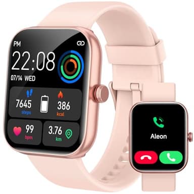 Smart Watch for Women, Smartwatch for iPhone & Android Bluetooth (Answer/Call) Built-in Alexa, 1.91" HD Fitness Tracker with 105+ Sport Modes, IP68 Waterproof, Sleep/Heart Rate/SpO2/Stress Monitor